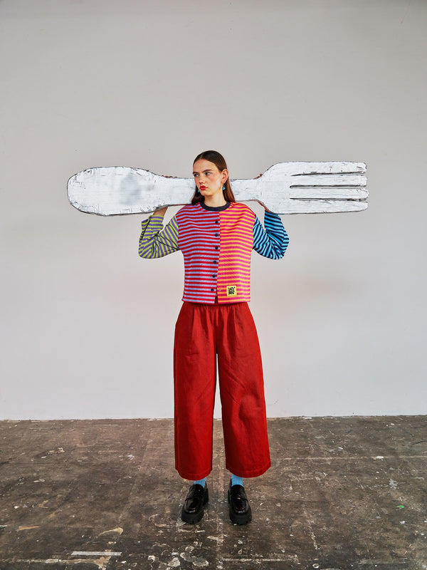 Lazy Oaf Seeing Stripes Button Up