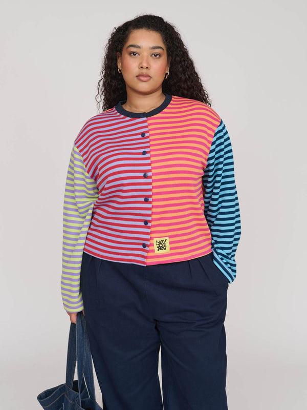 lazy oaf Seeing Stripes Button Up