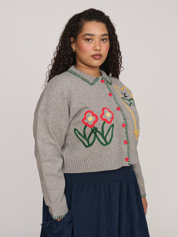 Lazy Oaf Smart Boy Button Up Cardigan