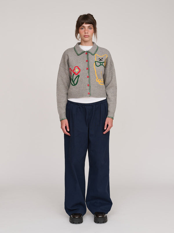 Lazy Oaf Smart Boy Button Up Cardigan