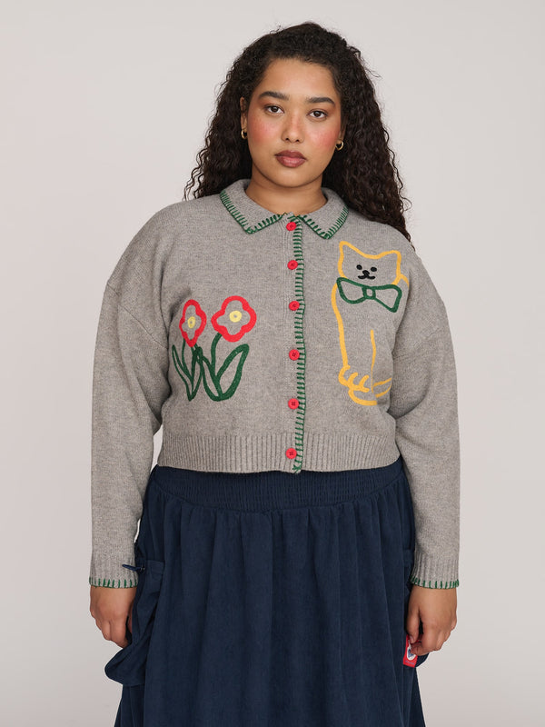 Lazy Oaf Smart Boy Button Up Cardigan
