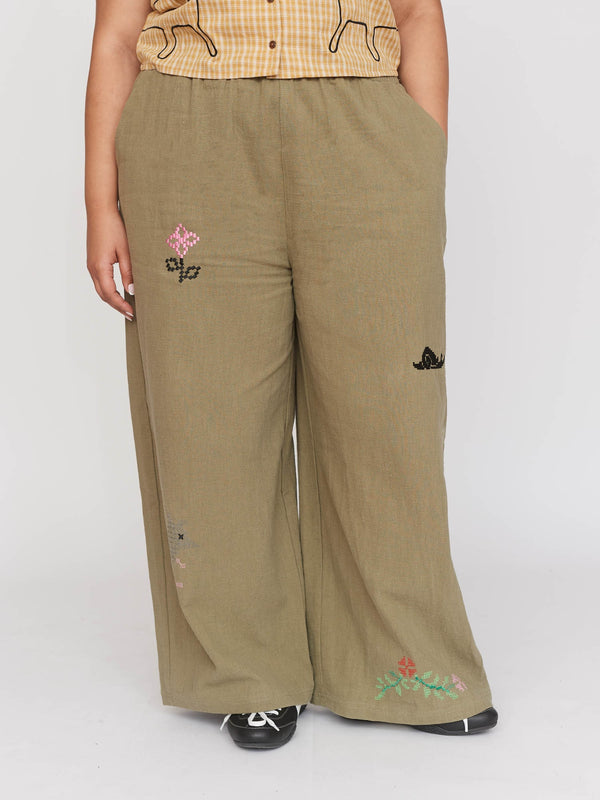 Lazy Oaf Snails Pace Pull On Trousers