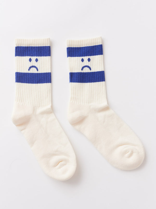 lazy oaf Stripe Happy Sad Socks