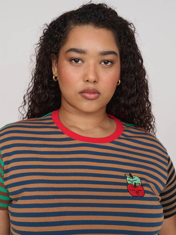 Lazy Oaf Stripey Fitted Tee