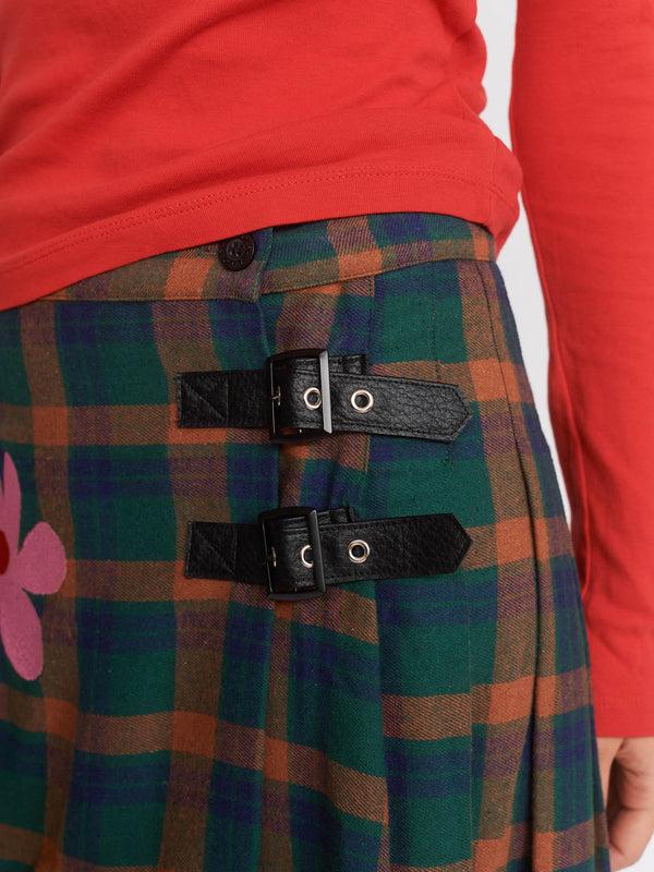 Lazy Oaf Outsiders Division X Lazy Oaf Flower Bed Kilt
