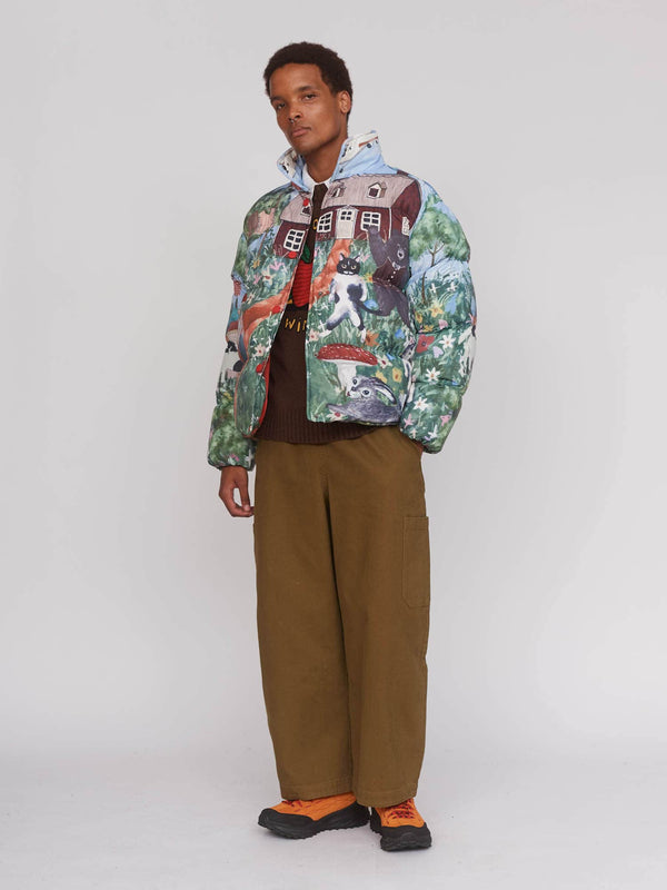 Lazy Oaf Outsiders Division X Lazy Oaf Garden Puffer Coat