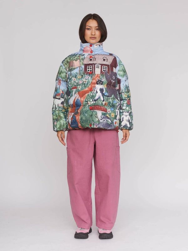 lazy oaf Outsiders Division x Lazy Oaf Garden Puffer Coat
