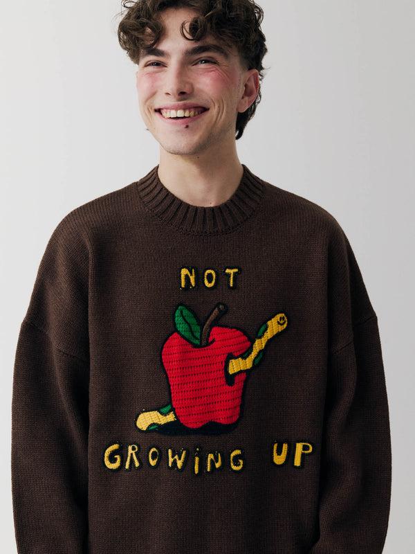 lazy oaf Outsiders Division x Lazy Oaf Not Growing Up Jumper