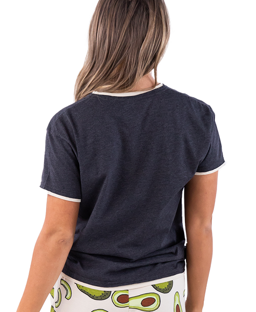 lazy one Avocado Go To Bed Women's Regular Fit PJ Tee