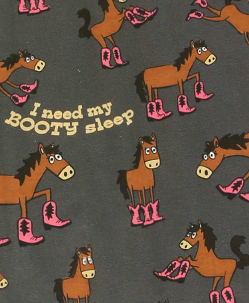 Lazy One Booty Sleep Women's Regular Fit Horse PJ Pant