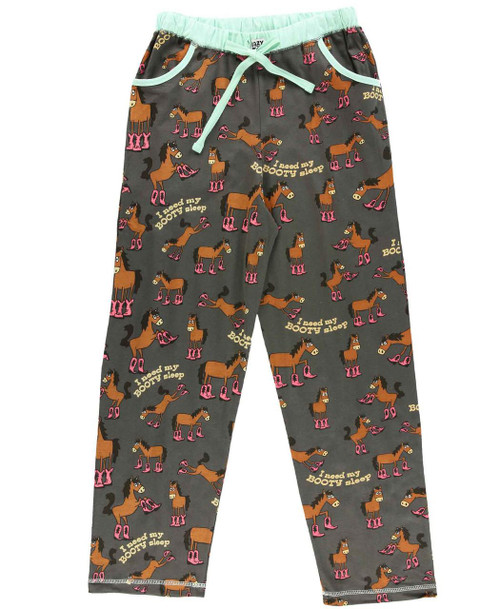 Lazy One Booty Sleep Women's Regular Fit Horse PJ Pant