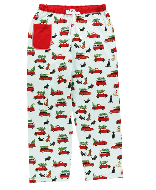 Lazy One Christmas Cars Women's Regular Fit PJ Pant