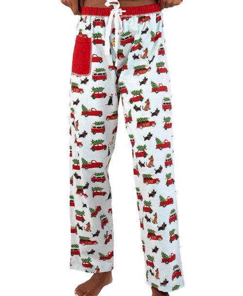 lazy one Christmas Cars Women's Regular Fit PJ Pant