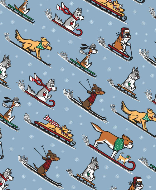 Lazy One Dashing Through The Snow Kid's Long Sleeve PJ's