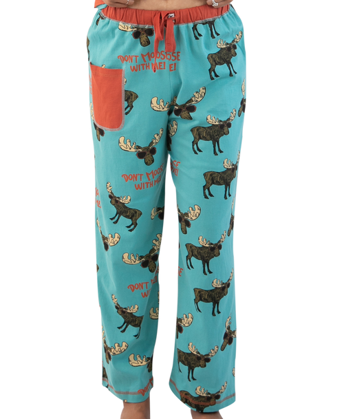 lazy one Don't Moose With Me Women's Regular Fit PJ Pants