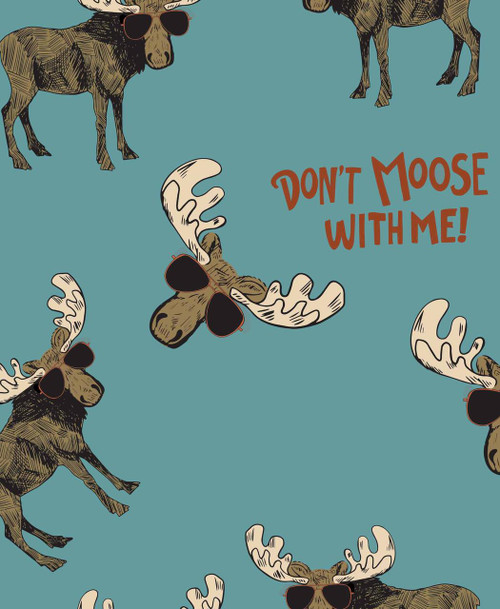 Lazy One Don't Moose With Me Women's Regular Fit PJ Set