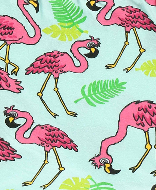Lazy One Dream Of Paradise Kid's Flamingo PJ Short Set