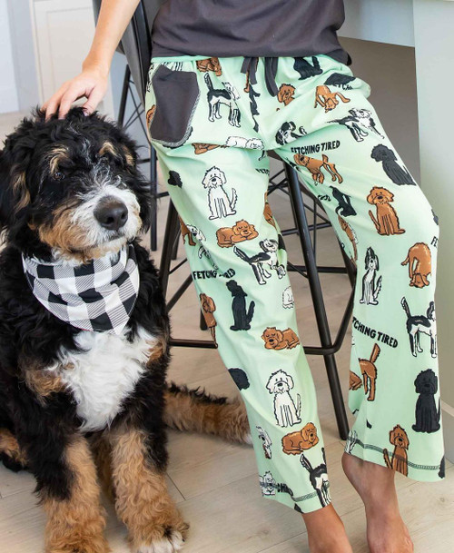 Lazy One Fetching Tired Women's Regular Fit Dog PJ Pant