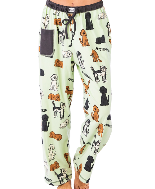 lazy one Fetching Tired Women's Regular Fit Dog PJ Pant