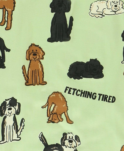 Lazy One Fetching Tired Women's Regular Fit Dog PJ Set