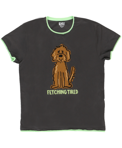 Lazy One Fetching Tired Women's Regular Fit Dog PJ Tee