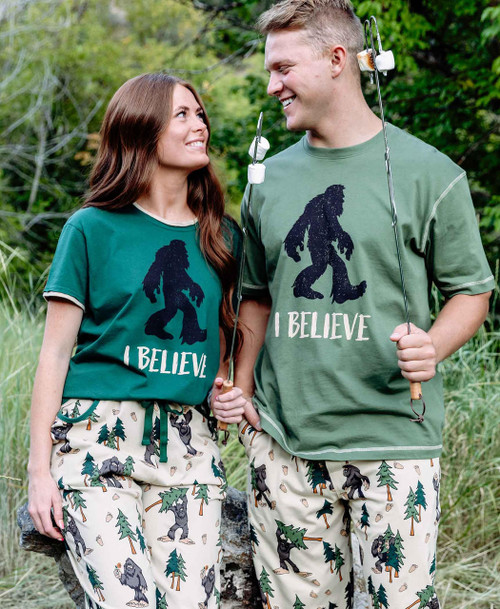 Lazy One I Believe Squatch Women's Regular Fit PJ Set