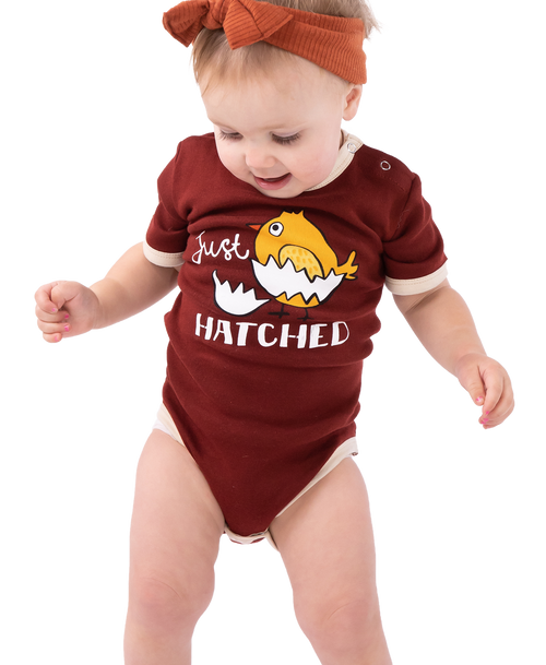 lazy one Just Hatched Chicken Infant Creeper Onesie