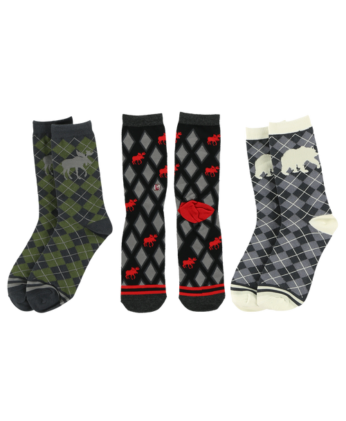 lazy one Argyle Sock 3 Pack