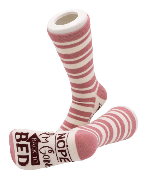 lazy one Back to Bed Crew Sock