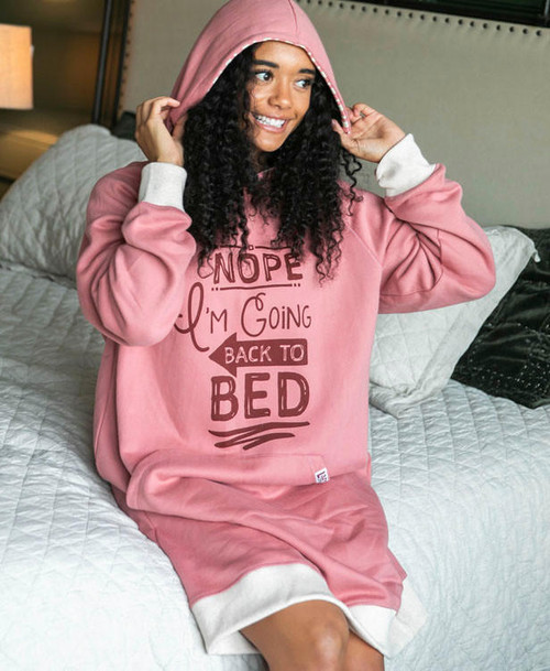 Lazy One Back To Bed Sleep Hoodie