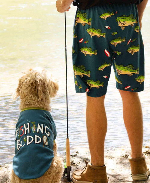 Lazy One Bass Men's Pajama Shorts