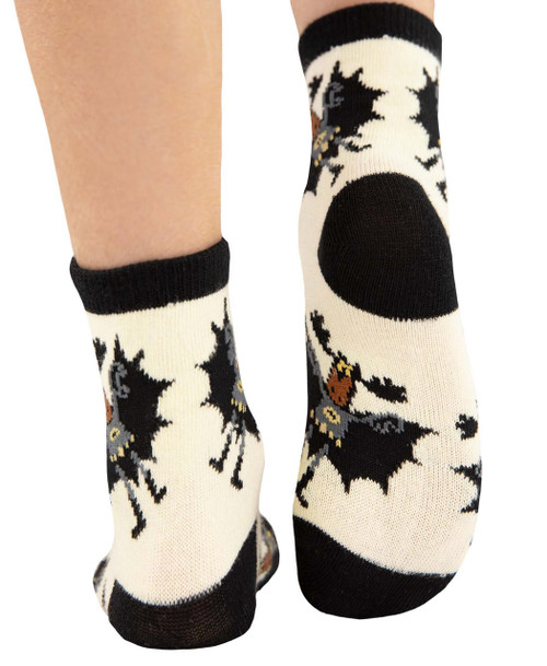 Lazy One Bat Moose Kid Sock