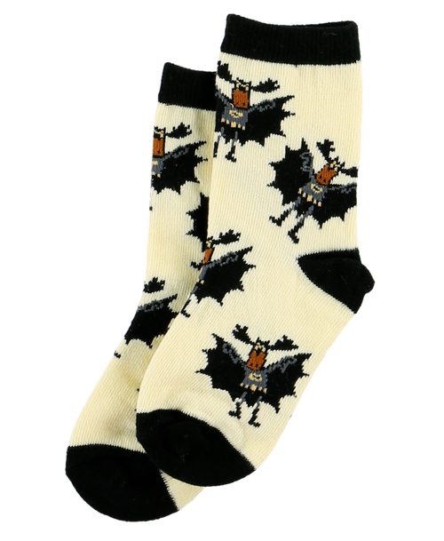 Lazy One Bat Moose Kid Sock