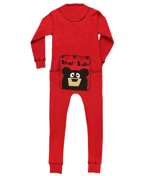 Lazy One Bear Bum Adult Onesie Flapjack