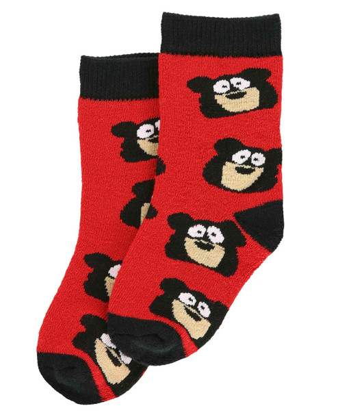 Lazy One Bear Bum Infant Sock