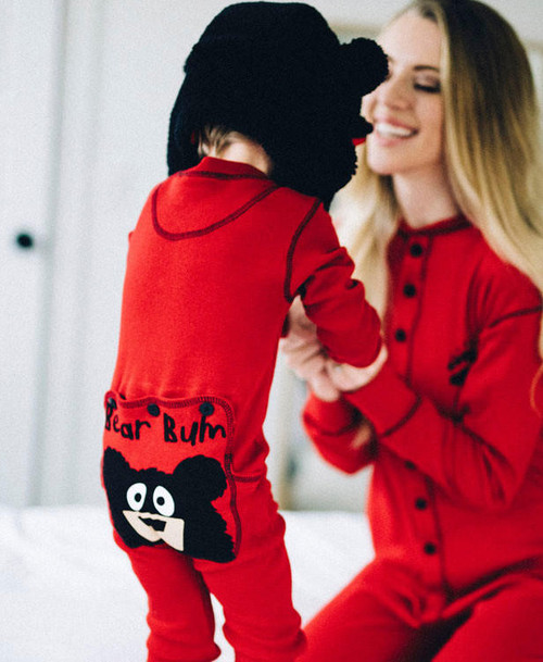 Lazy One Bear Bum Kid Onesie Flapjack