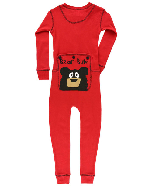 Lazy One Bear Bum Kid Onesie Flapjack