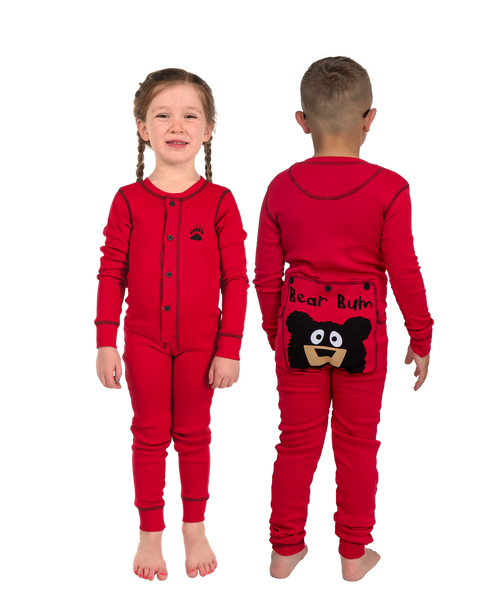 lazy one Bear Bum Kid Onesie Flapjack