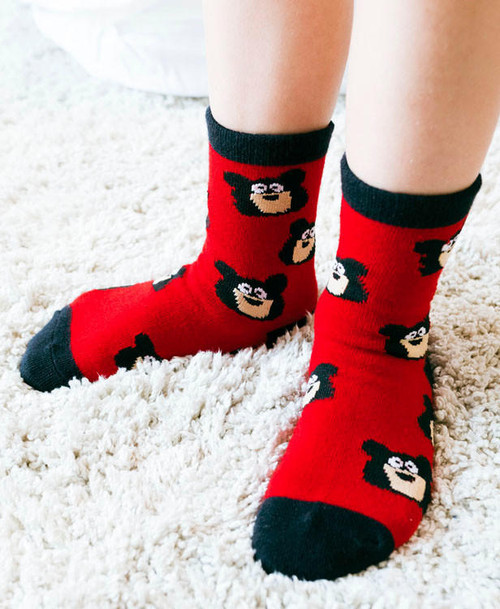 Lazy One Bear Bum | Kid Sock