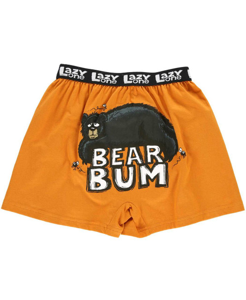 lazy one Bear Bum Orange Kid Boxer
