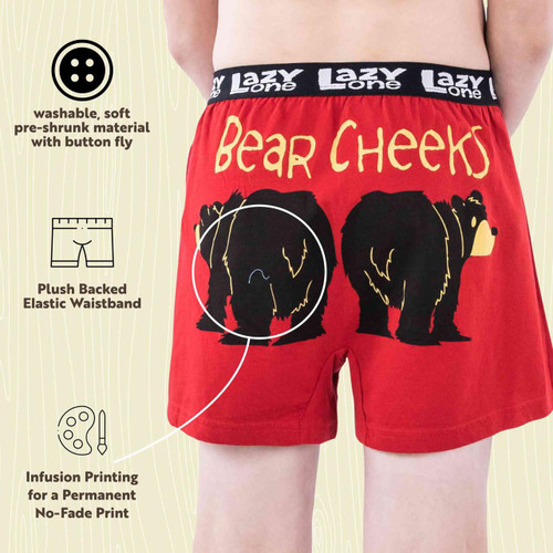 Lazy One Bear Cheeks Kid Boxer
