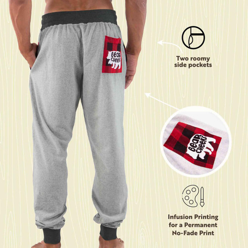 Lazy One Bear Cheeks Men's Joggers