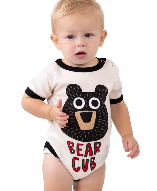 lazy one Bear Cub Infant Creeper Onesie