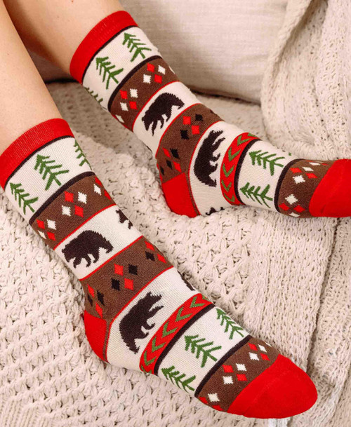 Lazy One Bear Essentials | Crew Sock