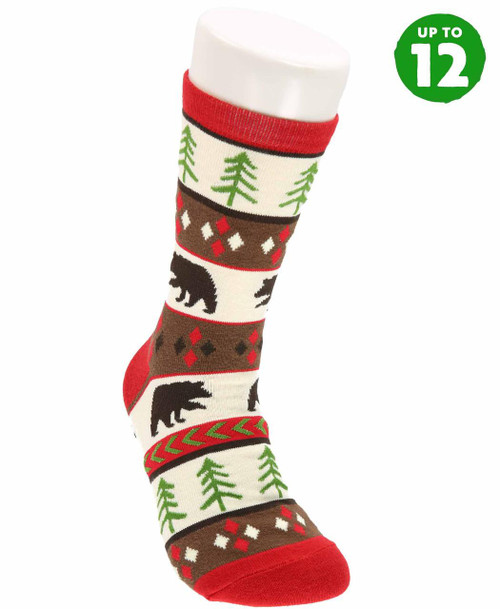 lazy one Bear Essentials | Crew Sock