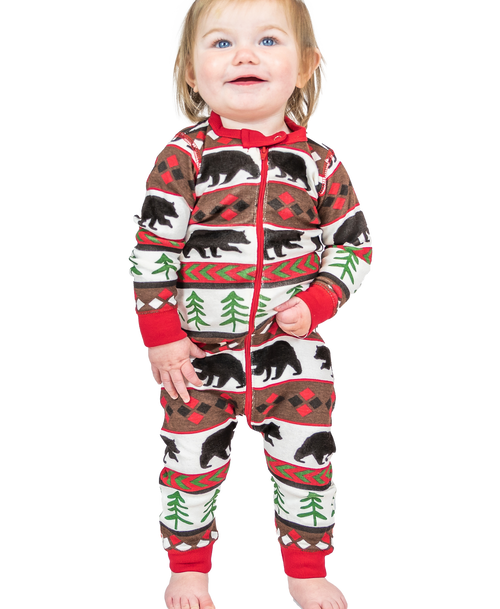 Lazy One Bear Essentials Infant Onesie Flapjack