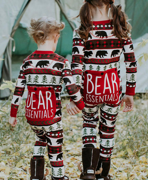 Lazy One Bear Essentials Kid Onesie Flapjack