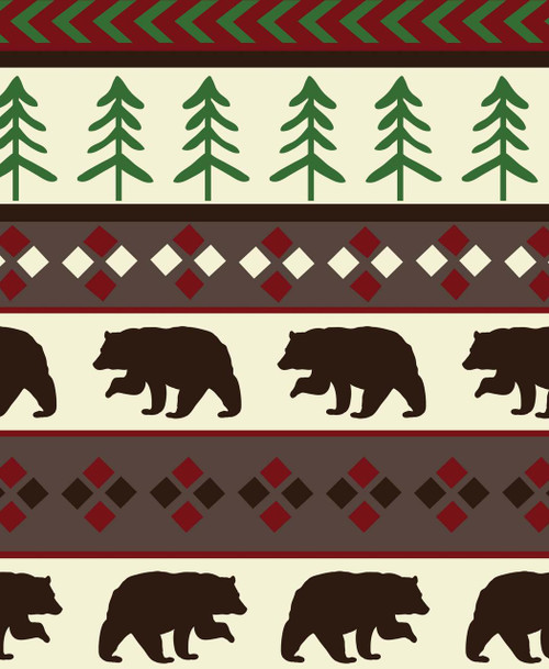 Lazy One Bear Fair Isle Bathrobe