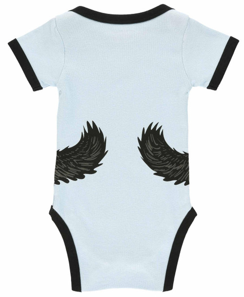 Lazy One Bear Hug Blue Infant Creeper Onesie