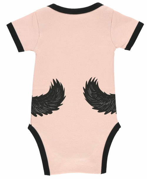 Lazy One Bear Hug Infant Creeper Pink Onesie